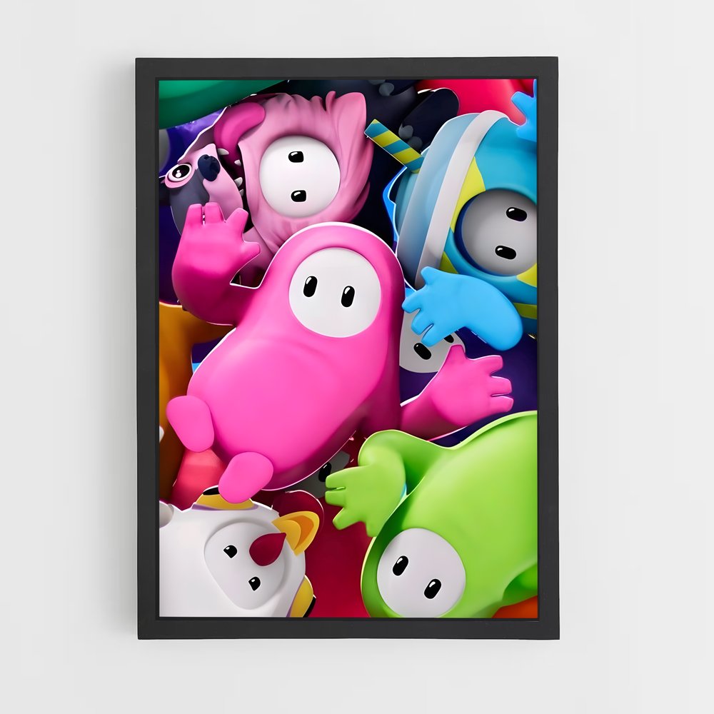 Poster Toy Party – affiche Fall guys (vue 2)